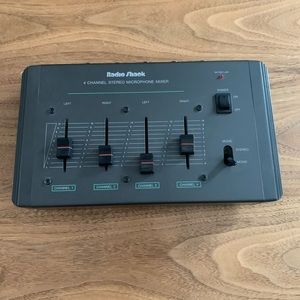 Radio Shack 4 channel microphone mixer